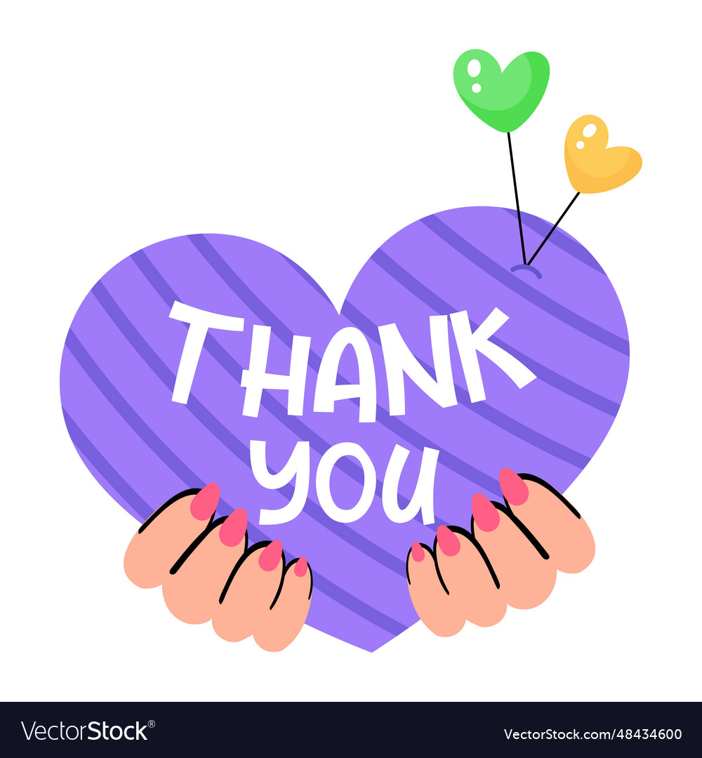 Giving heart Royalty Free Vector Image - VectorStock