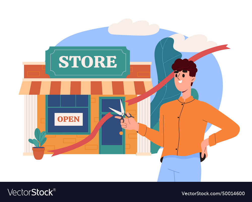 Store opening concept