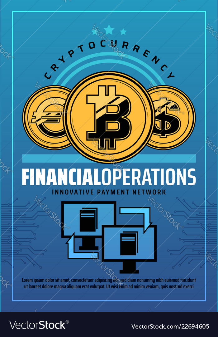 Cryptocurrency And Digital Money Exchange Vector Image