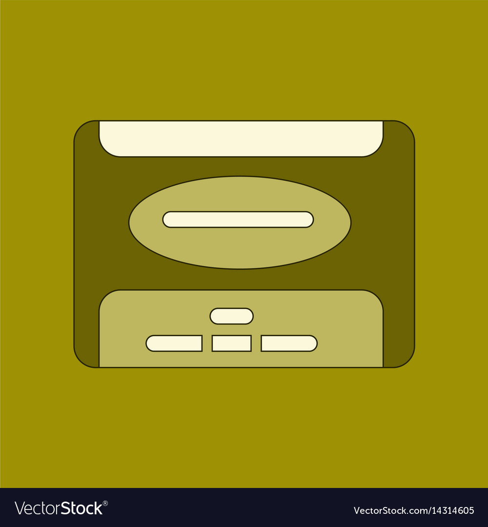 Flat on background removable hard