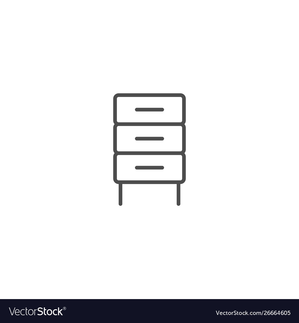 Furniture cabinet icon