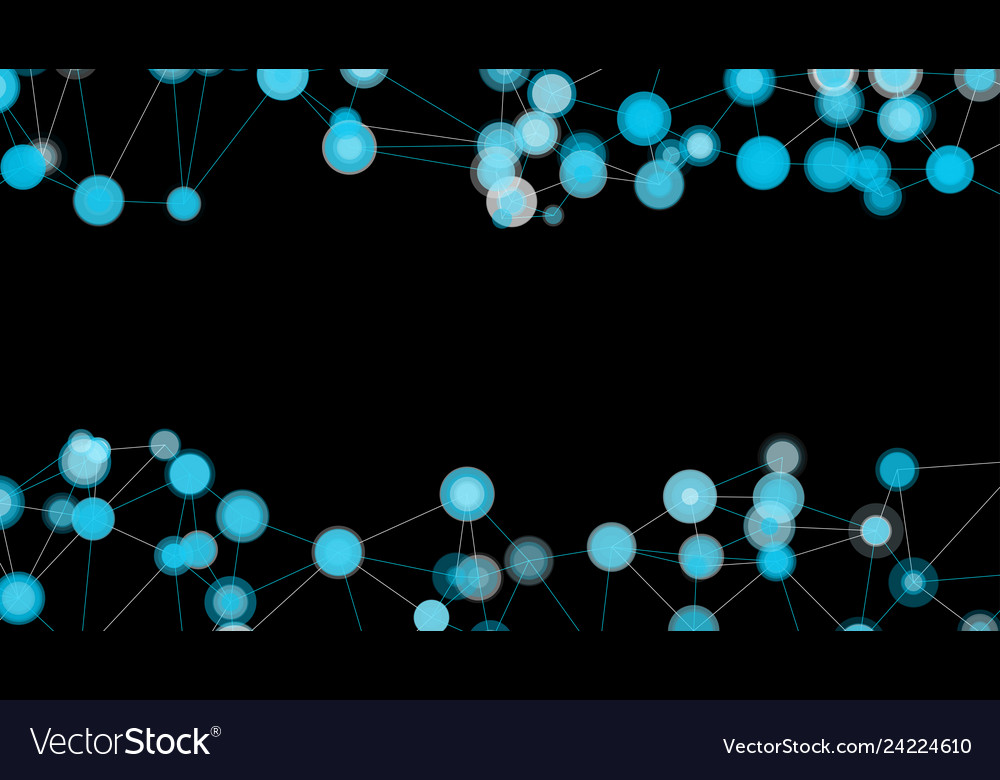 Abstract triangles and circles shapes random size vector image Abstract triangles and circles shapes random size