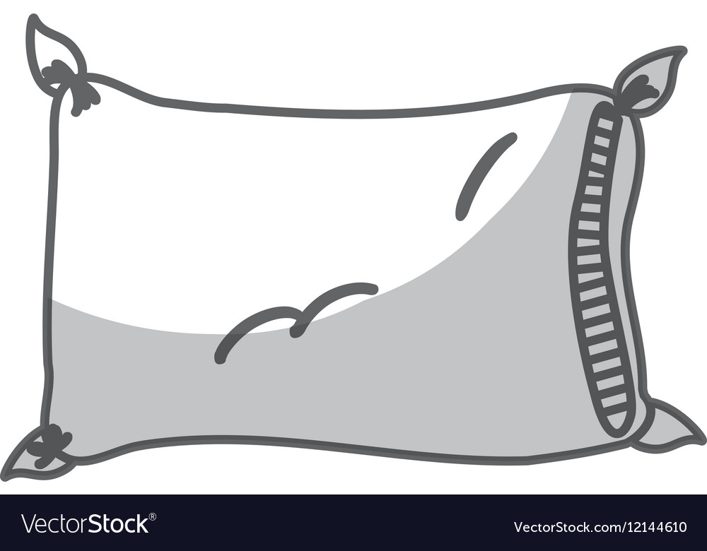 Comfortable pillow icon Royalty Free Vector Image