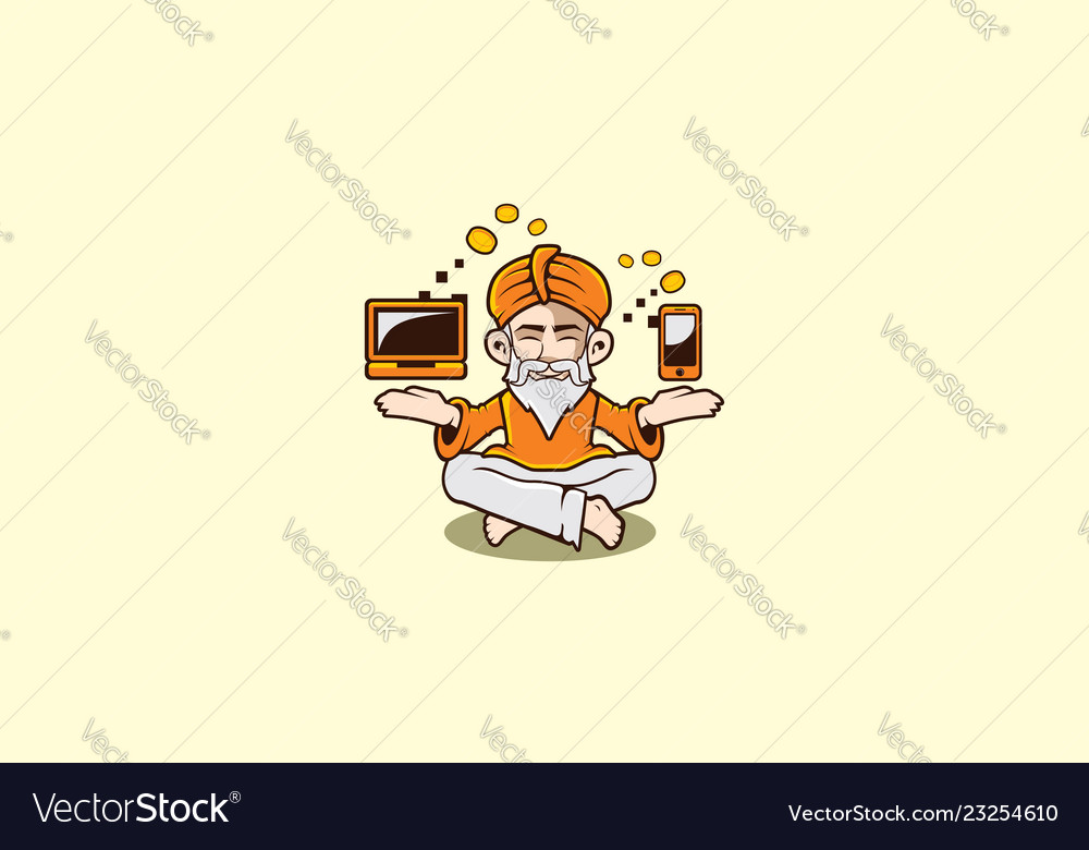 Guru logo icon Royalty Free Vector Image - VectorStock