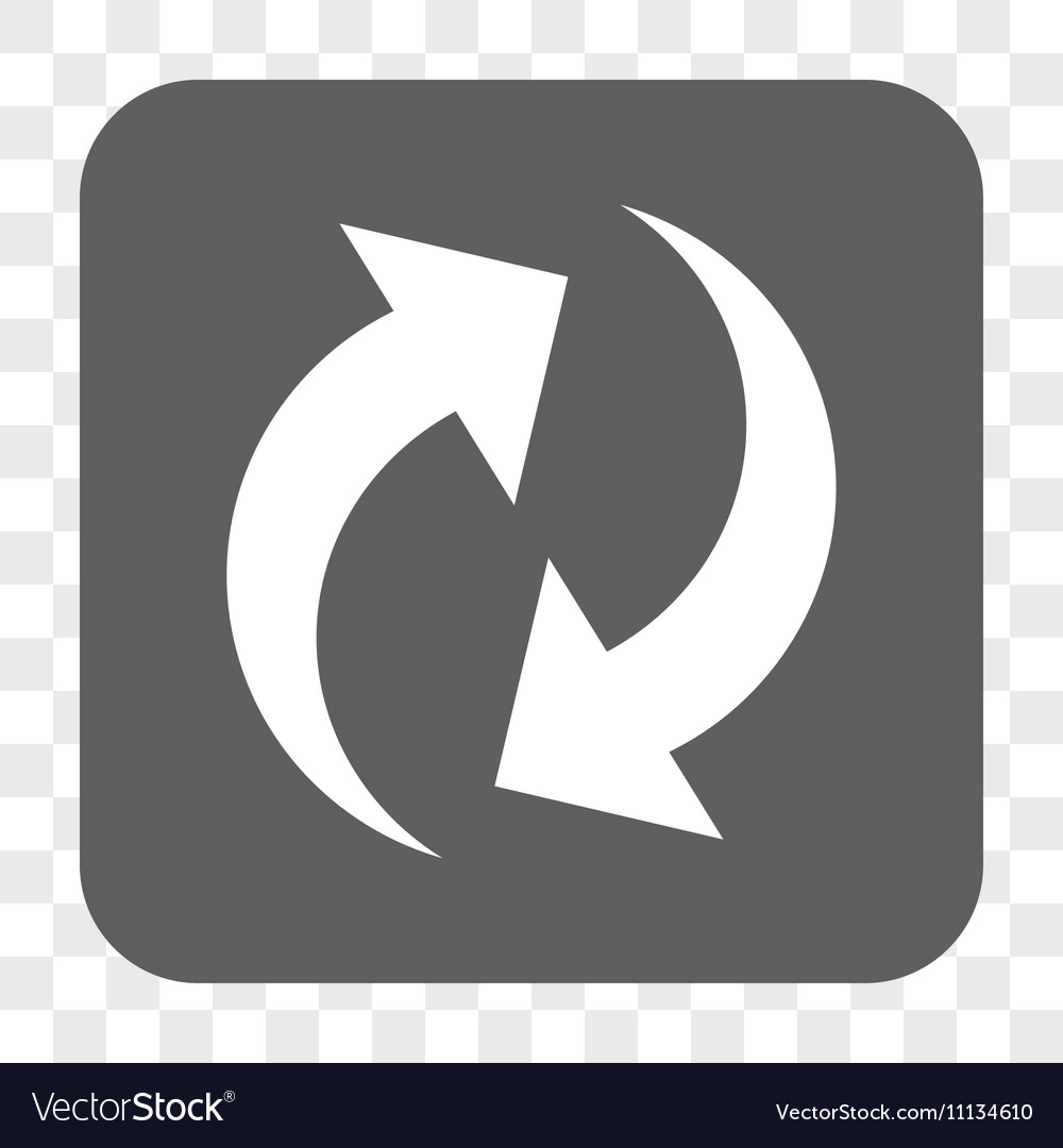 Refresh rounded square button