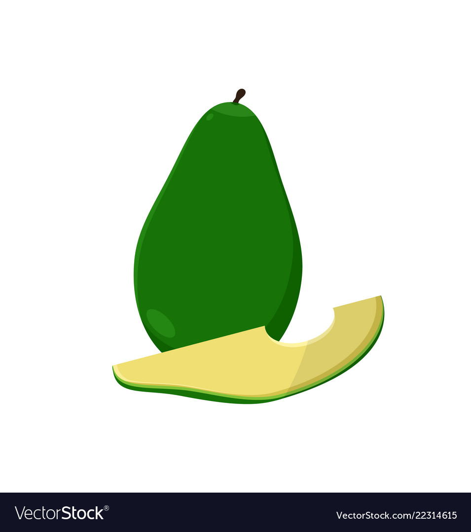 Avocado alligator pear fruit