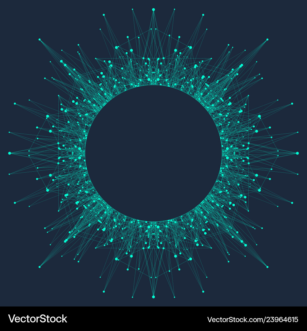 Quantum computer technology concept deep learning Vector Image