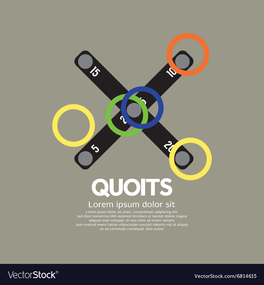 Quoits Game - Overhead View