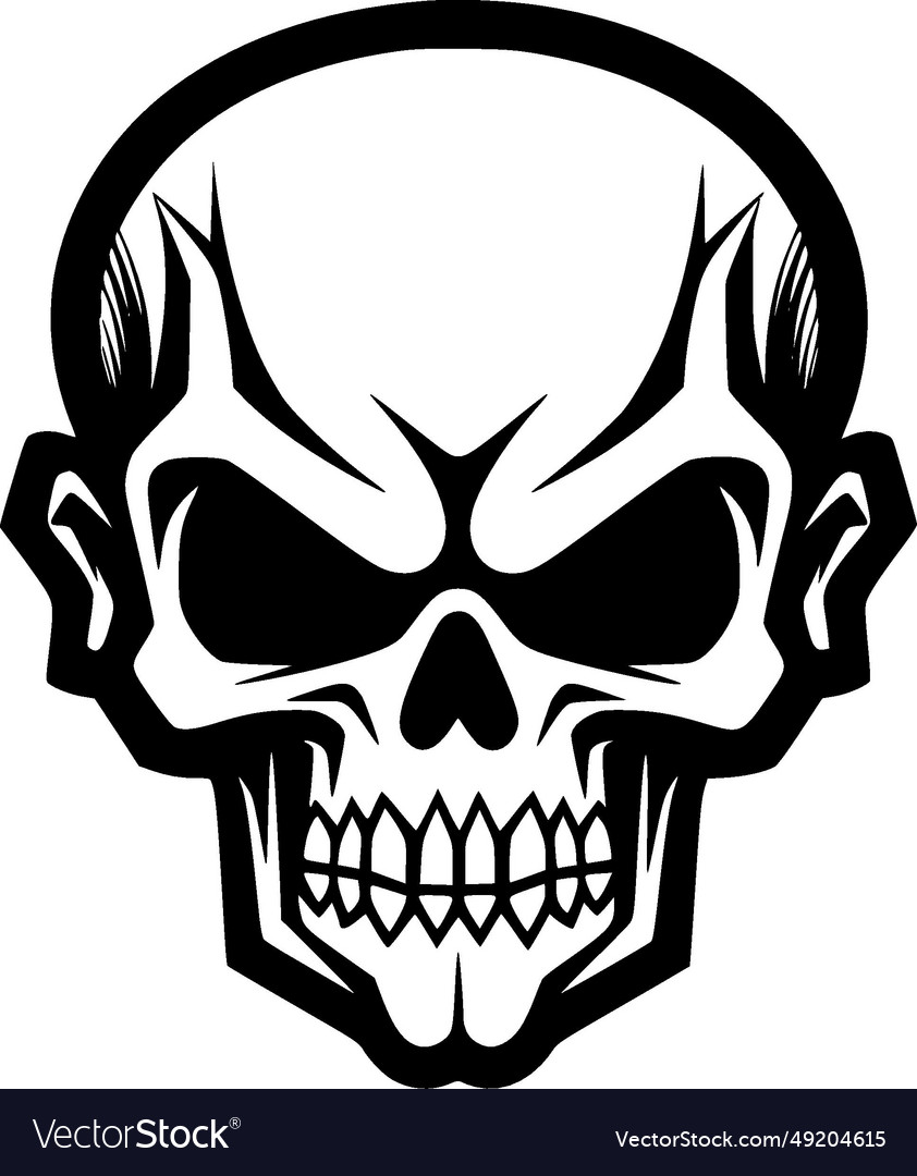 Skull - high quality logo ideal for t-shirt