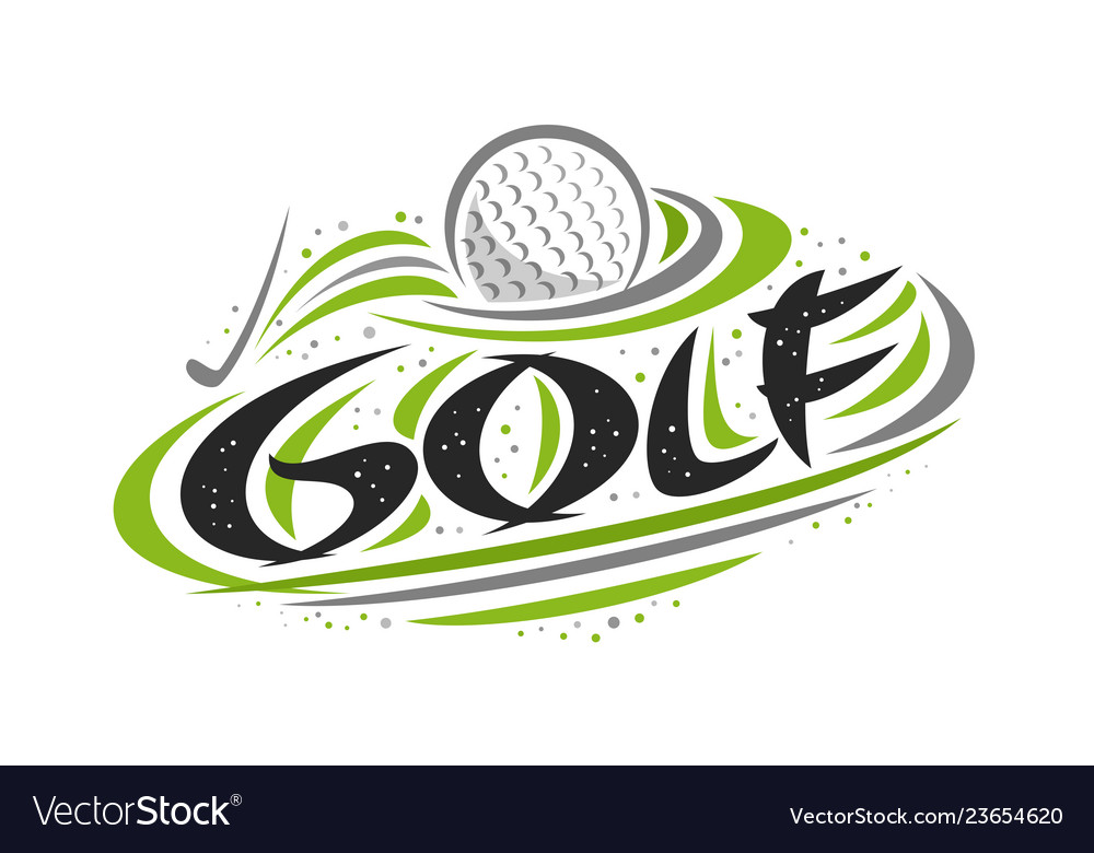 Logo for golf sport Royalty Free Vector Image - VectorStock