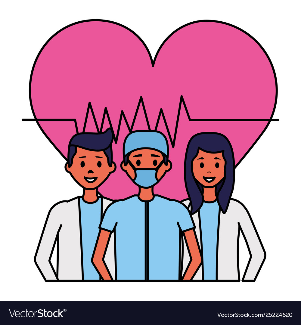 Medical people characters Royalty Free Vector Image