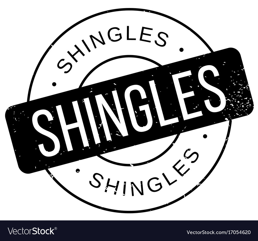 Shingles rubber stamp Royalty Free Vector Image