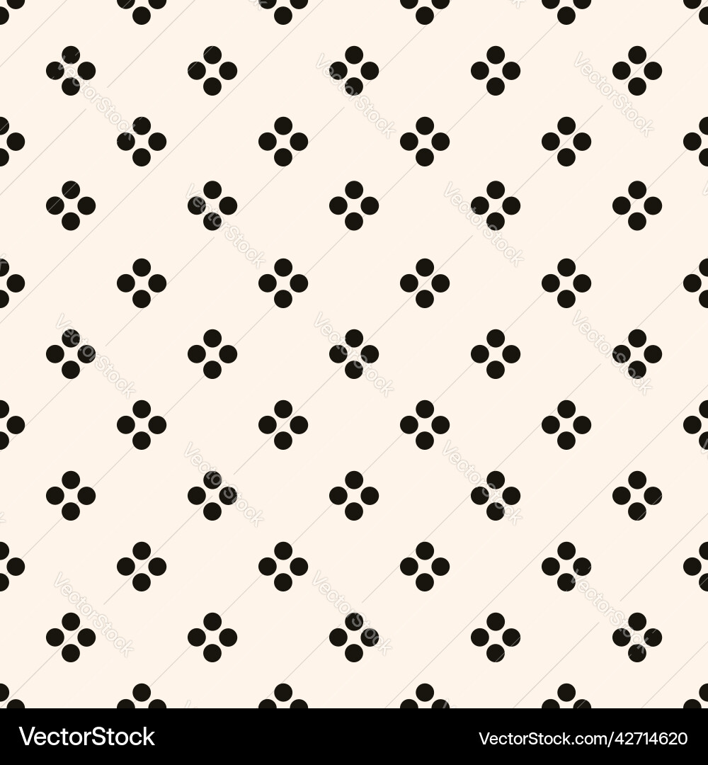 Simple abstract dots seamless pattern Royalty Free Vector