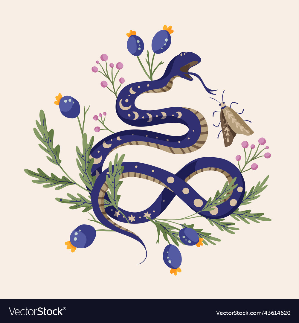 Snakes design Royalty Free Vector Image - VectorStock