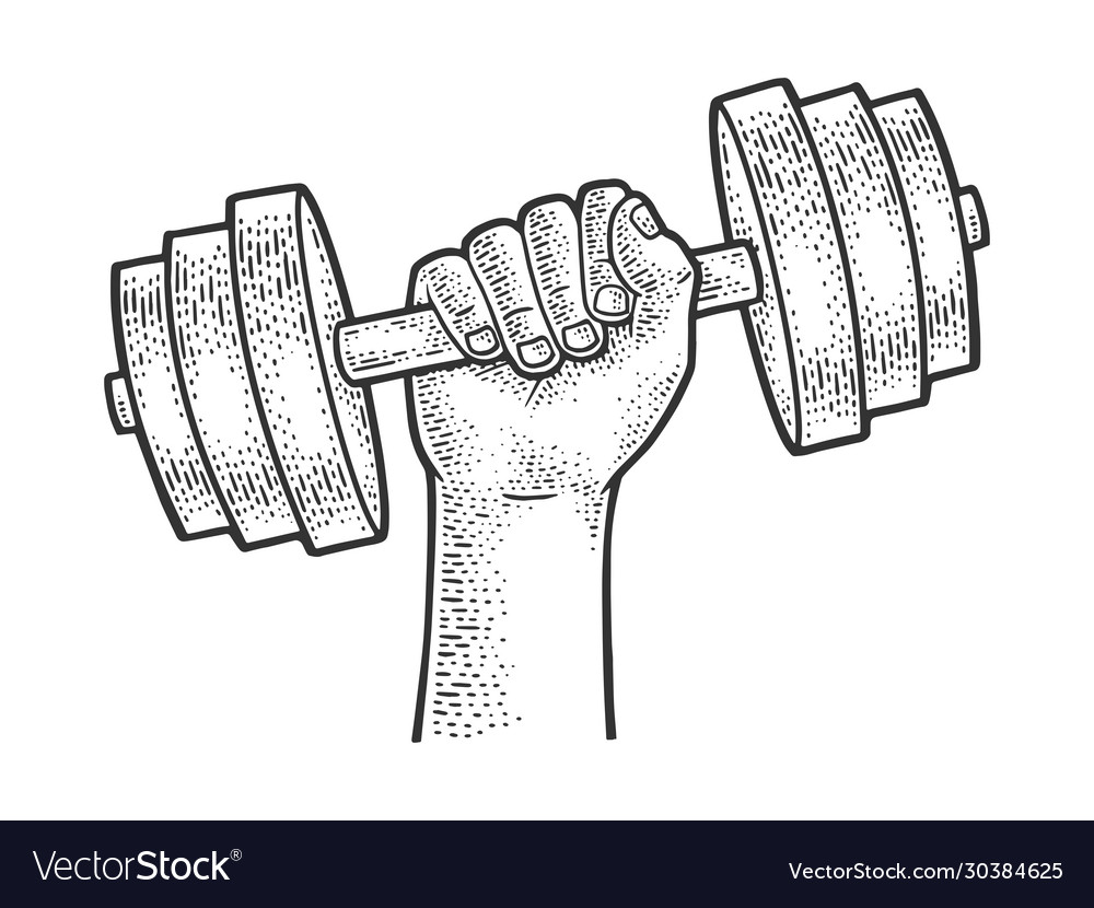 Dumbbell Drawing ~ The Best Free Dumbbell Drawing Images. Download From ...