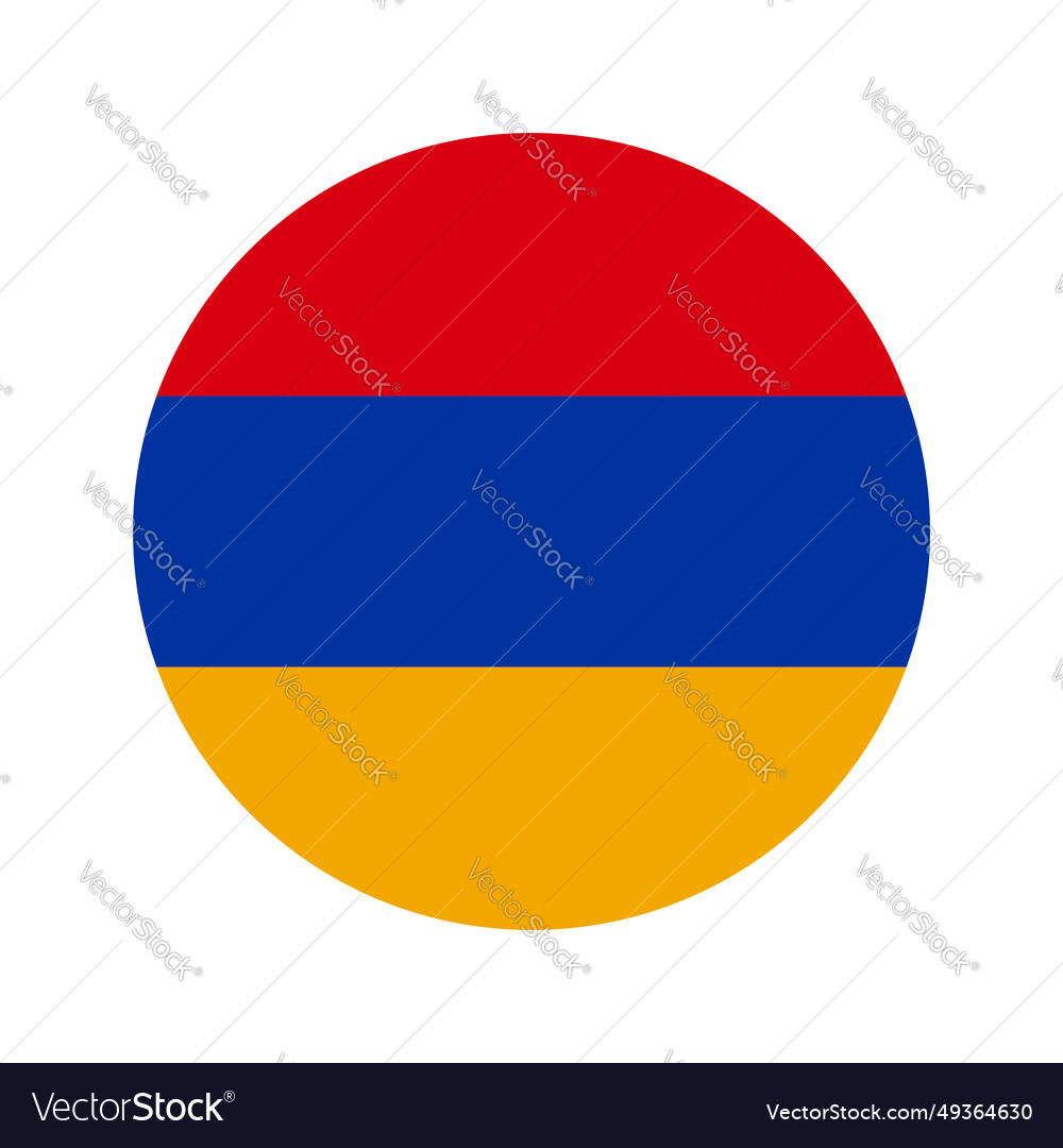 Armenia flag simple for independence day Vector Image