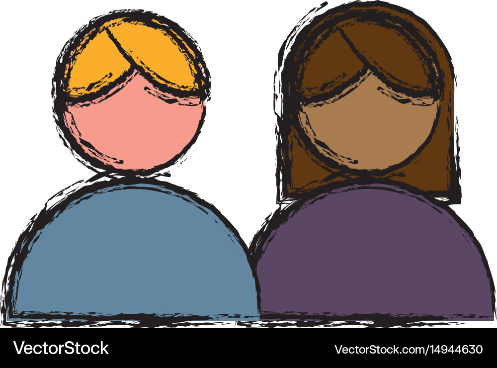 Man and woman icon Royalty Free Vector Image - VectorStock