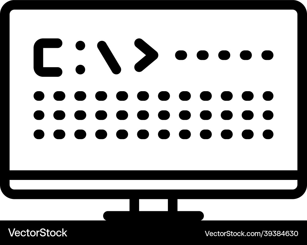 Prompt Royalty Free Vector Image - VectorStock