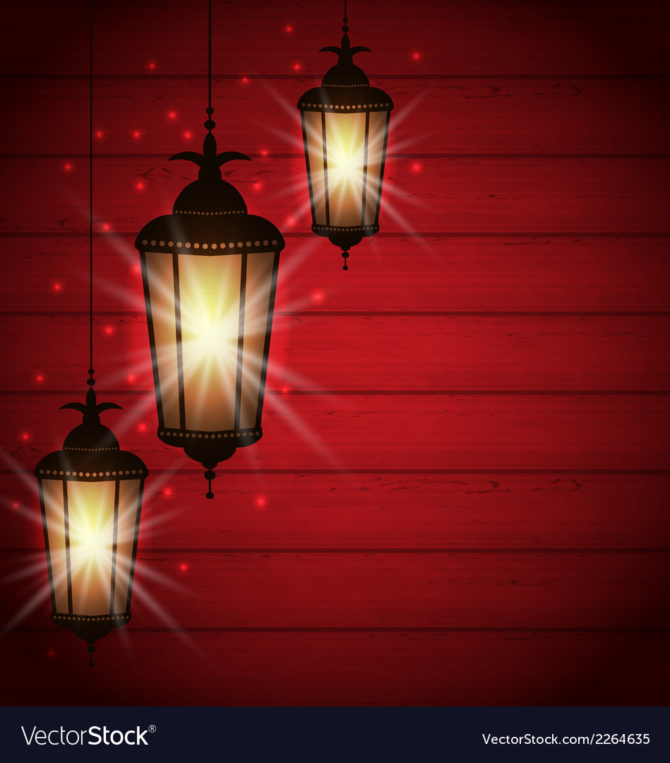 Arabic Lamps For Holy Month Of Muslim Community