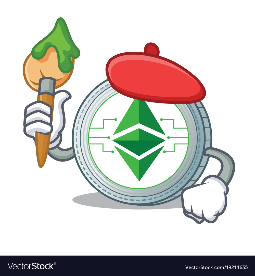 Artist ethereum classic character cartoon