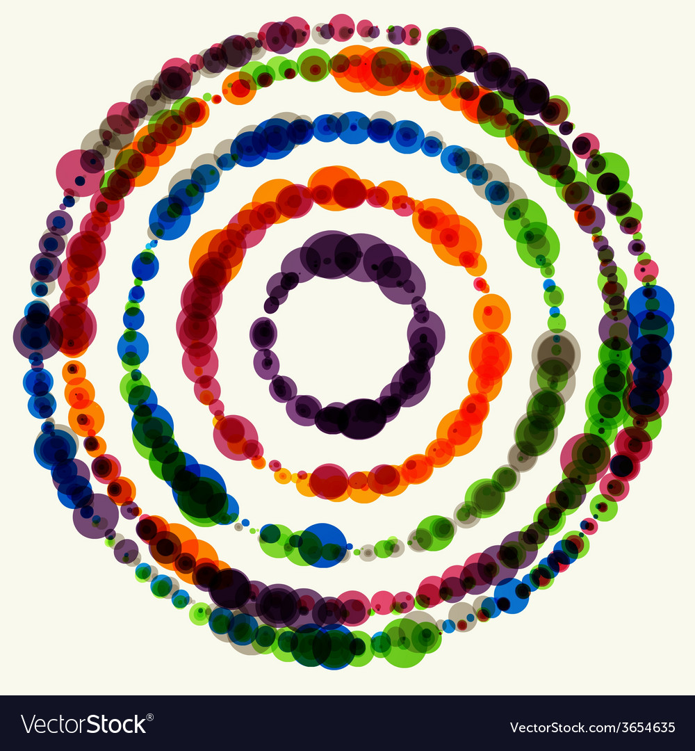 Background with colored dots