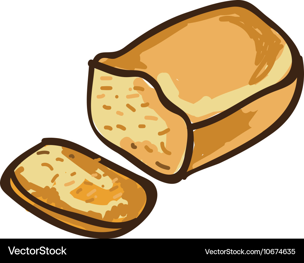 Bread bakery food Royalty Free Vector Image - VectorStock