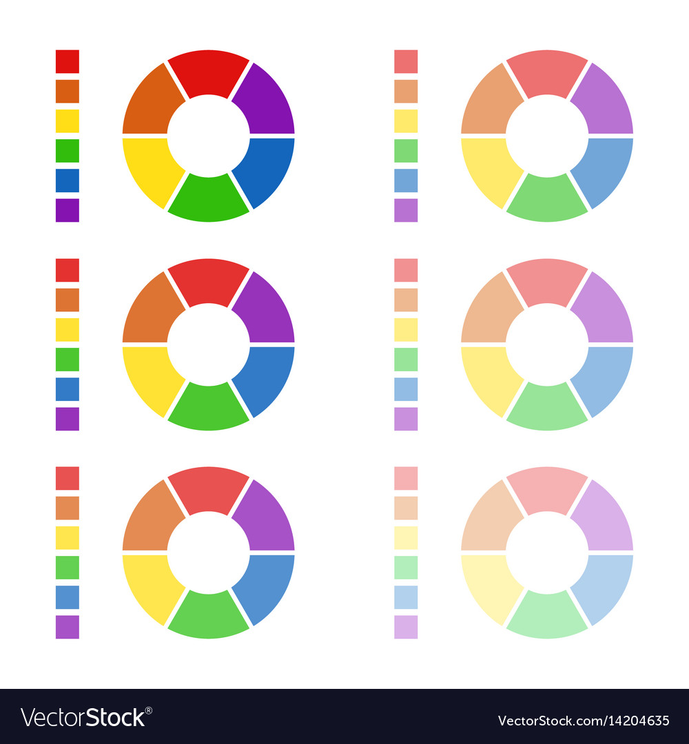 Collection of rounded diagrams with spectral color