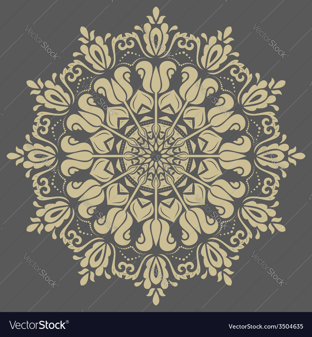 Damask pattern orient background