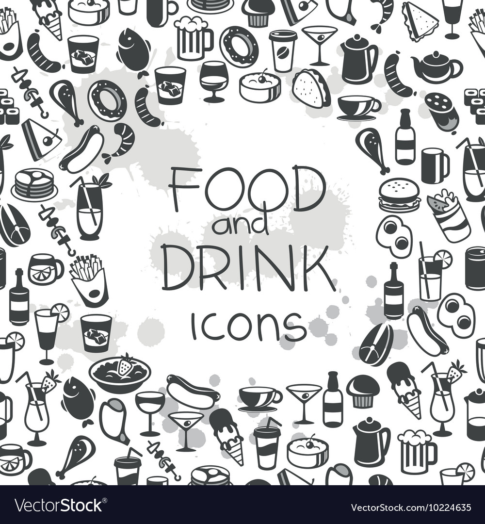 Food and drink icons