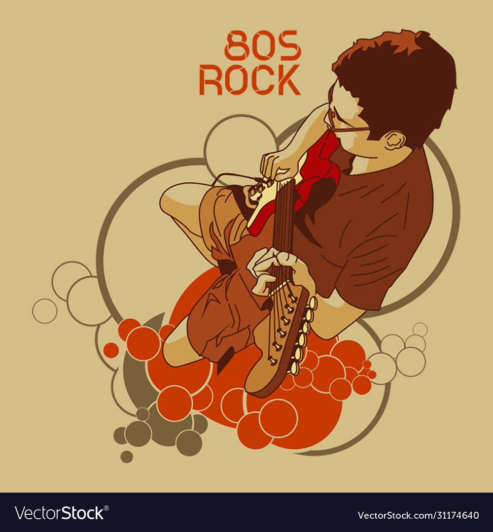 80s Rock Royalty Free Vector Image Vectorstock 80s Rock Royalty Free Vector Image Vectorstock