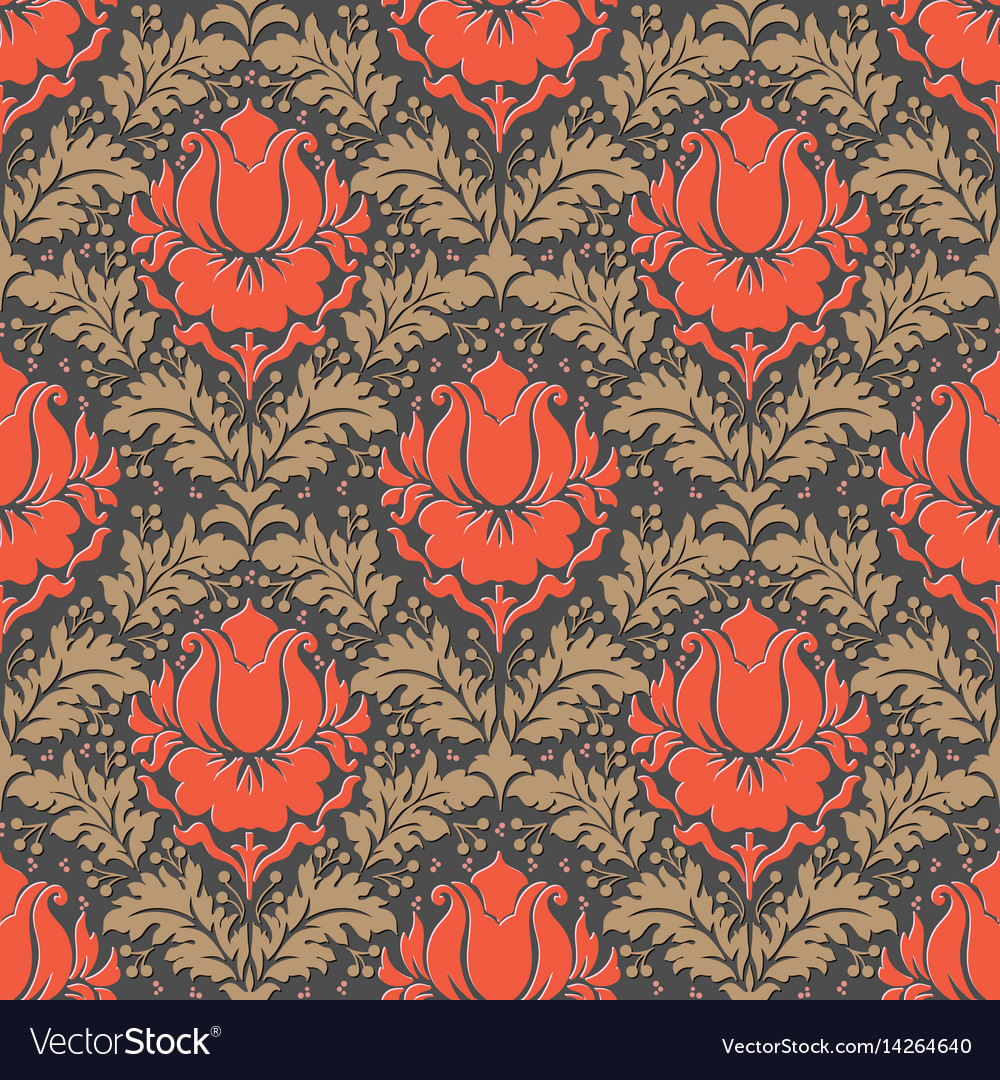 Damask seamless pattern background classical