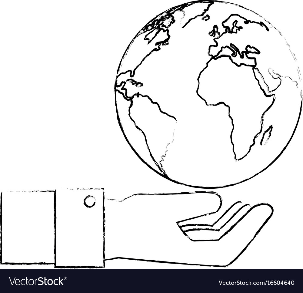 Earth Planet Icon Royalty Free Vector Image - Vectorstock