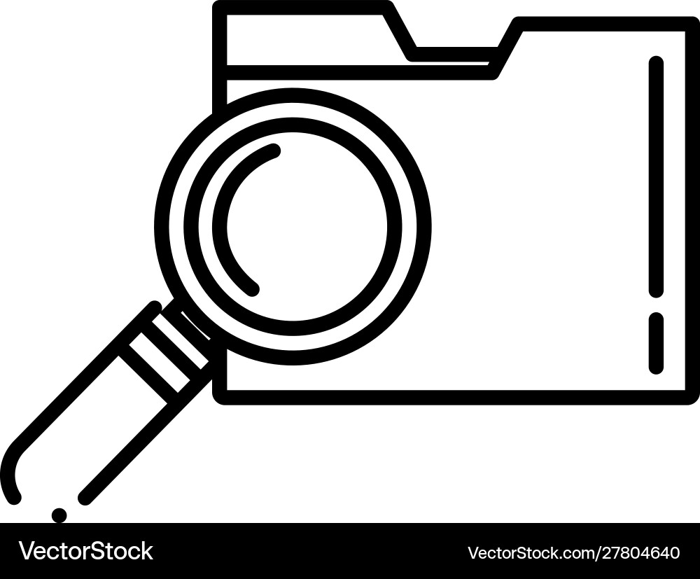 Isolated document icon line design Royalty Free Vector Image