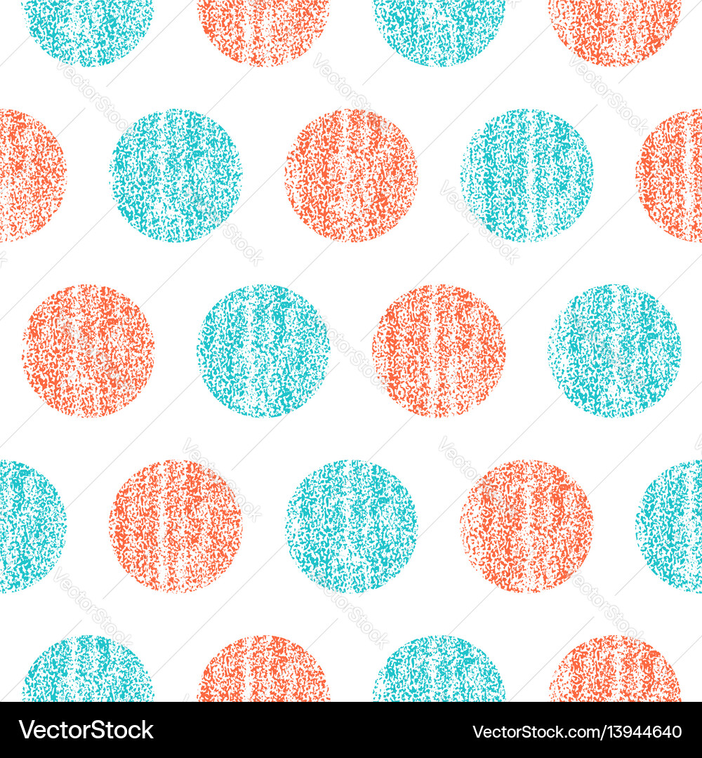 Seamless pattern polka dot Royalty Free Vector Image