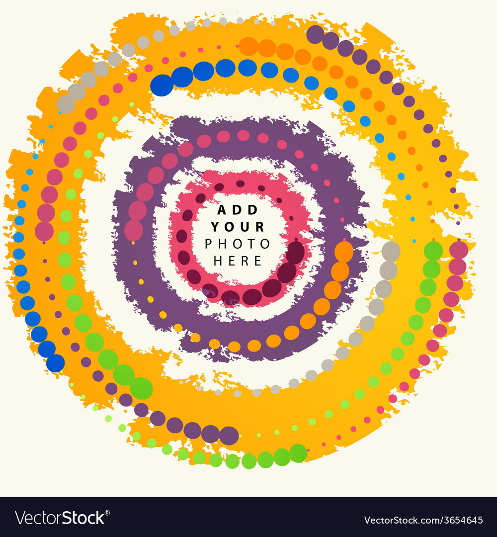 Background with colored dots