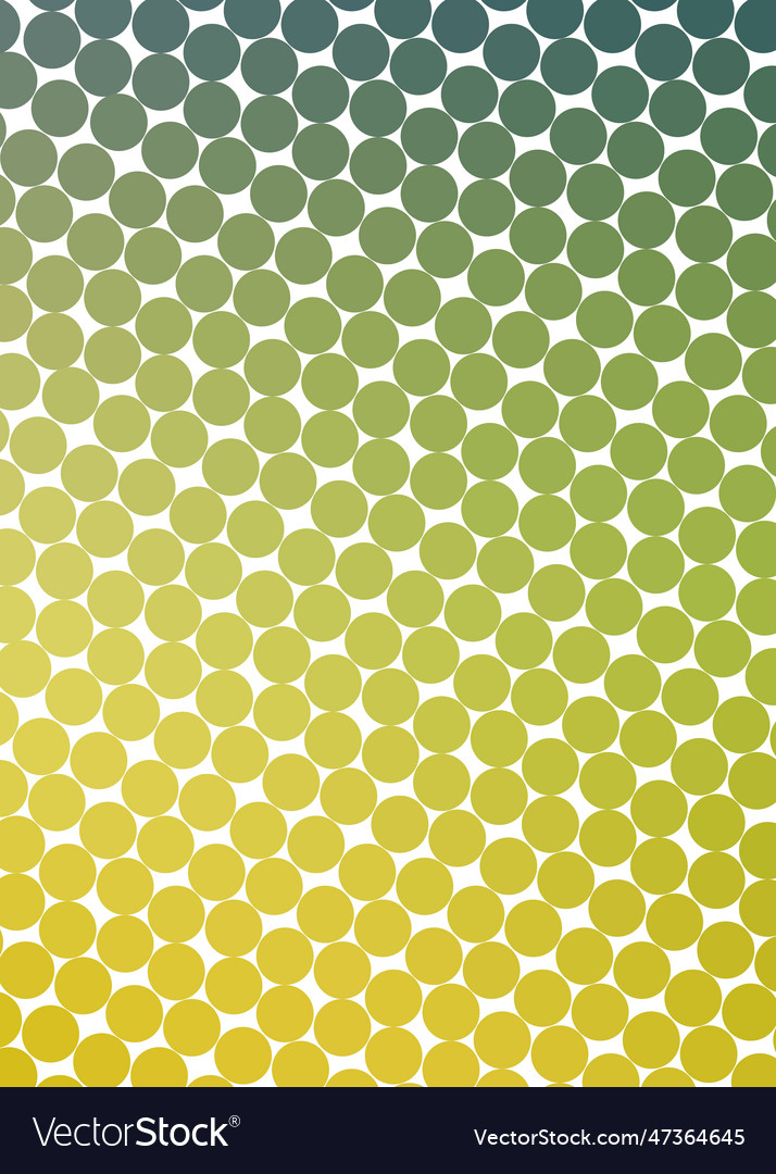 Background yellow-green with circles