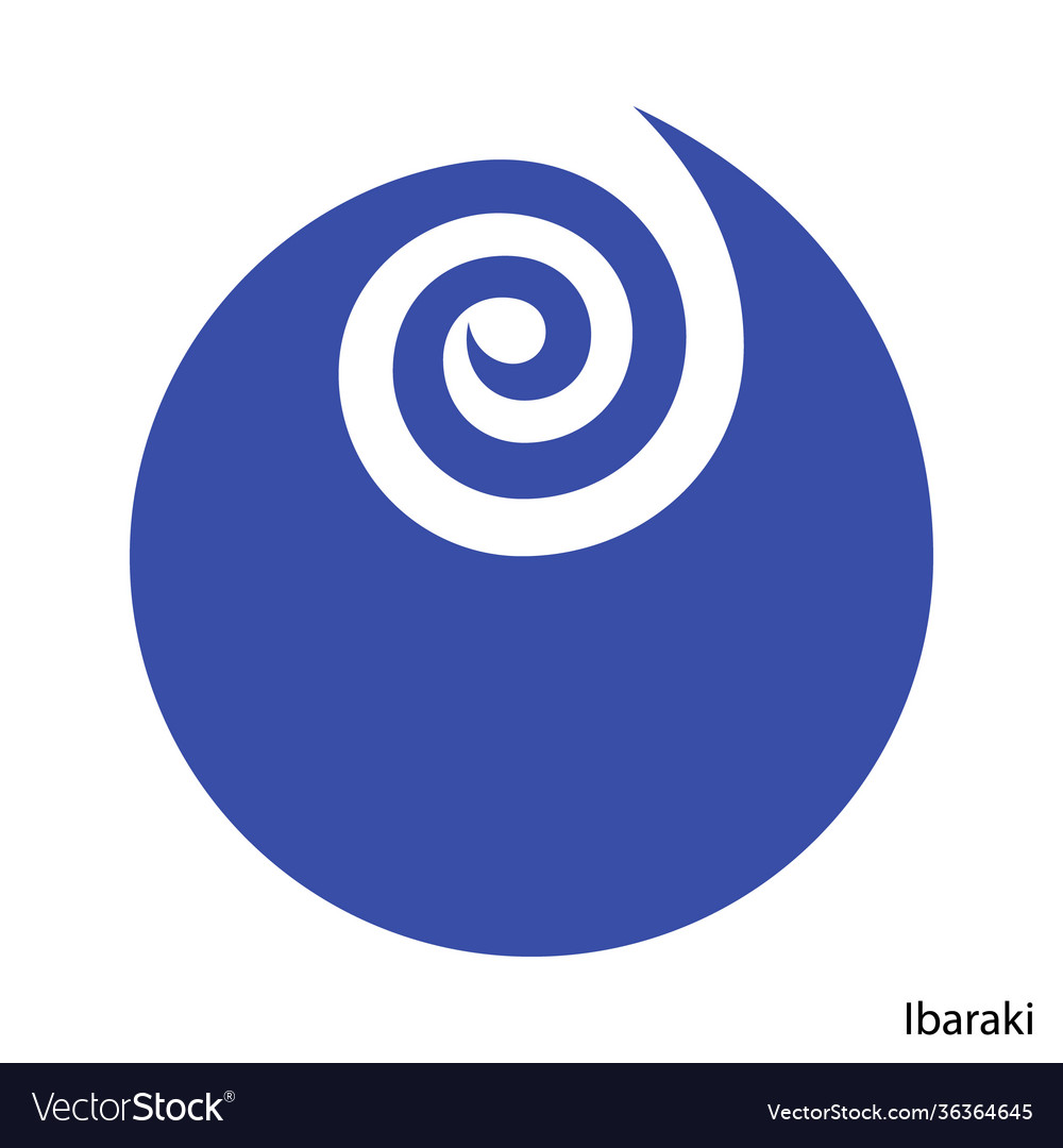 Coat arms ibaraki is a japan prefecture