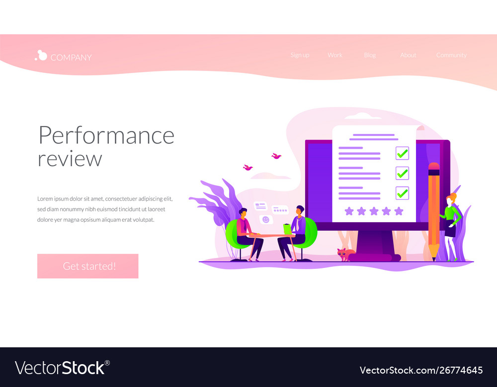employee assessment landing page template employment assessment form