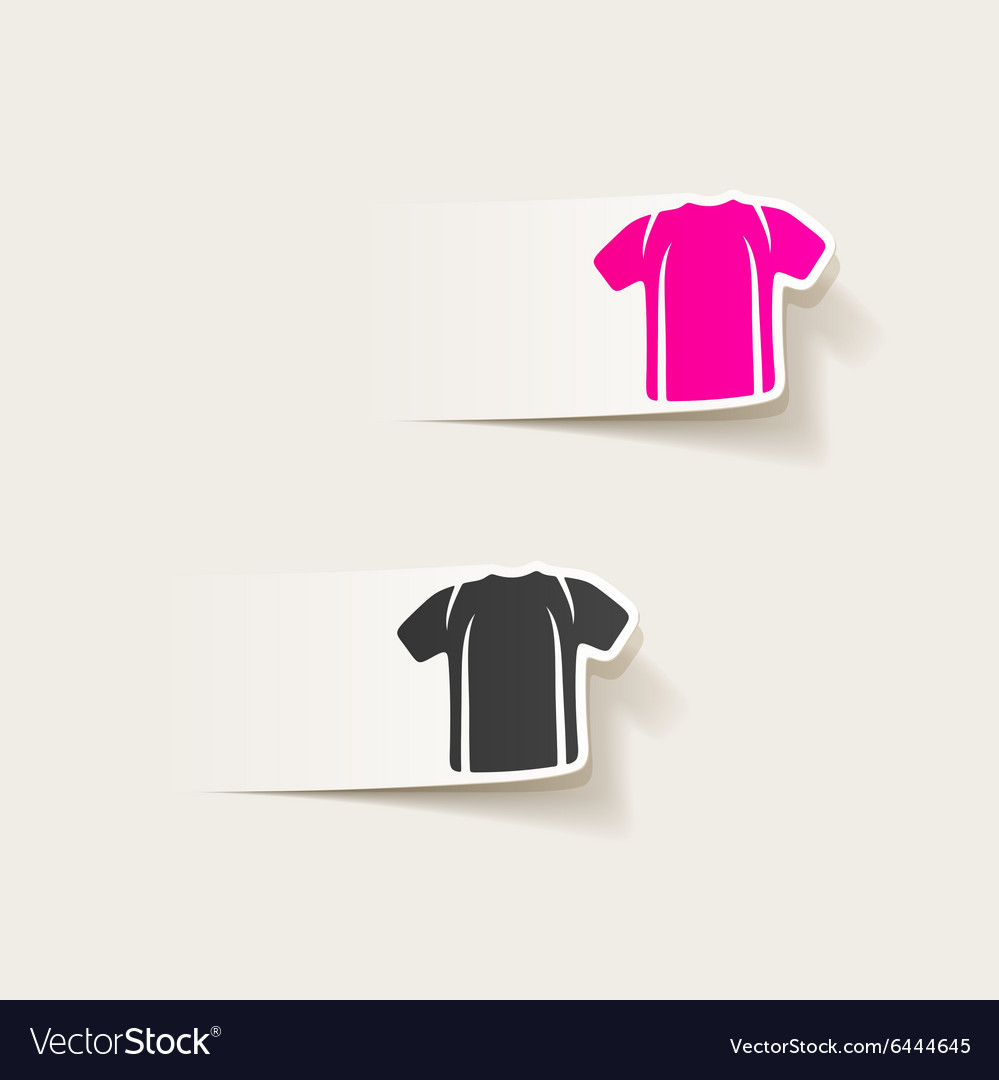 Realistic design element shirt