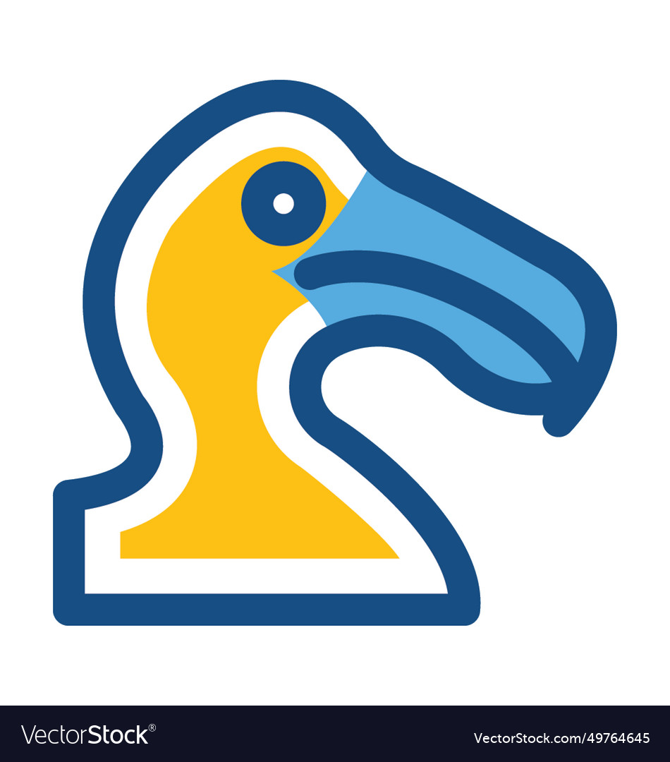 Toucan line icon