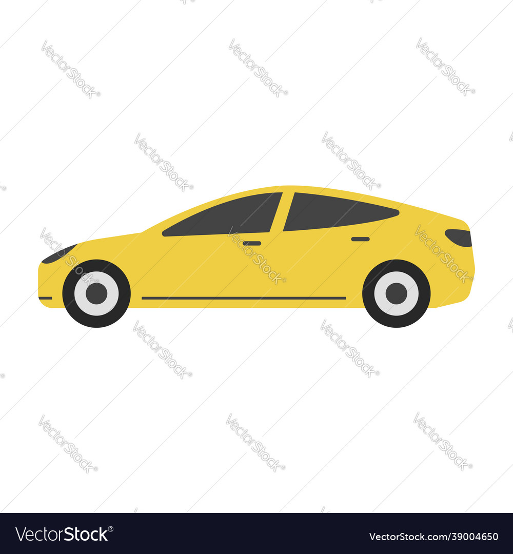 Car flat design Royalty Free Vector Image - VectorStock