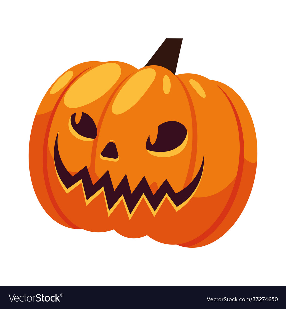 Halloween pumpkin cartoon design