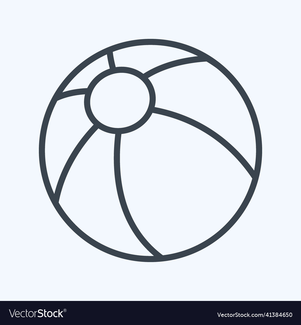 Icon ball - line style simple