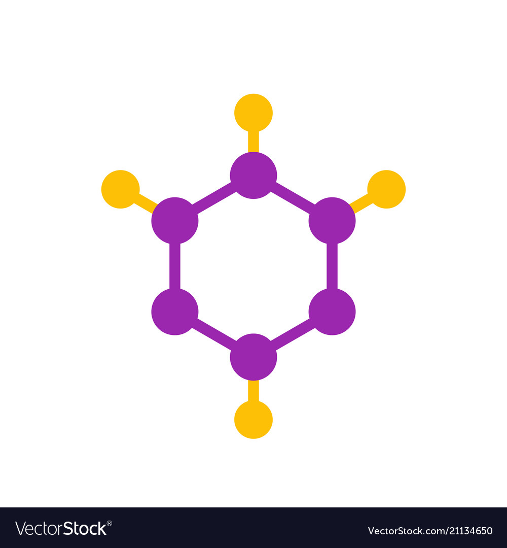 Molecule logo element icon