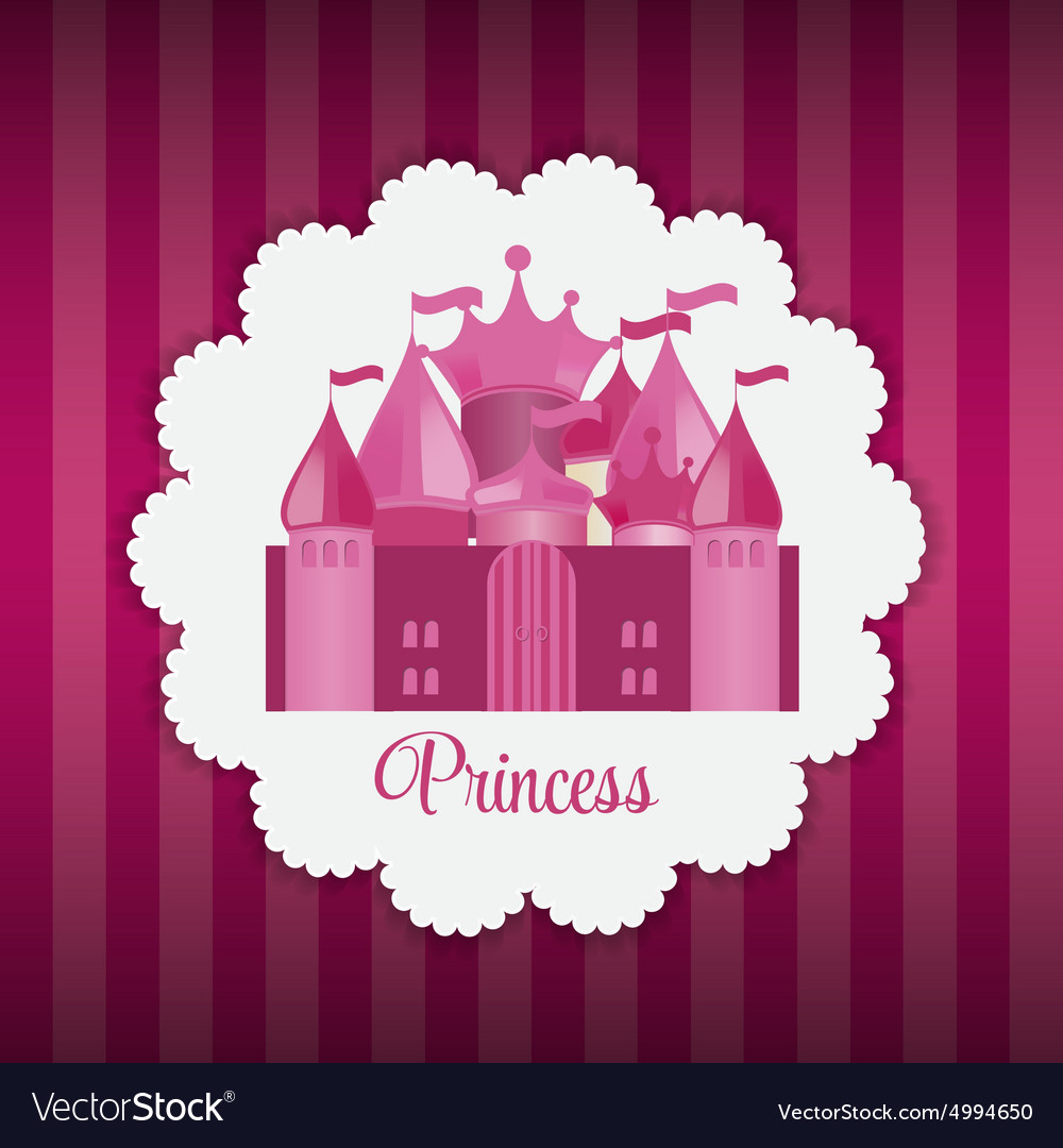 Princess background with castle