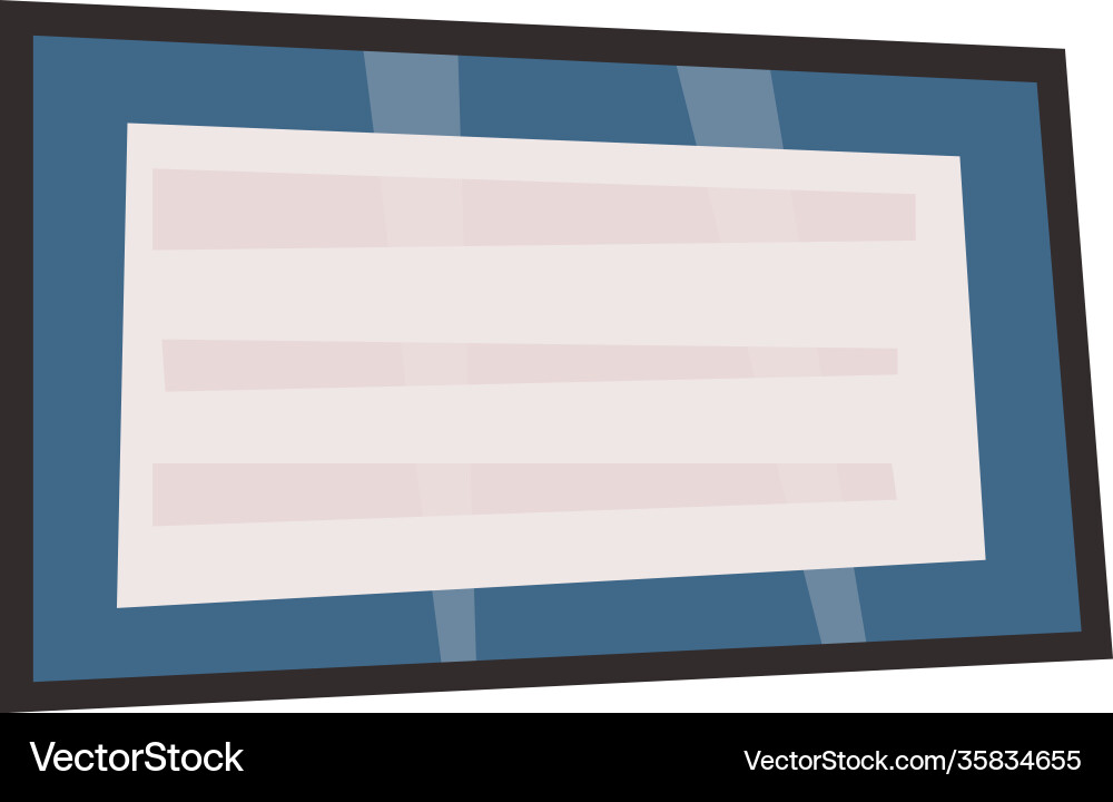 Certificate flat icon Royalty Free Vector Image
