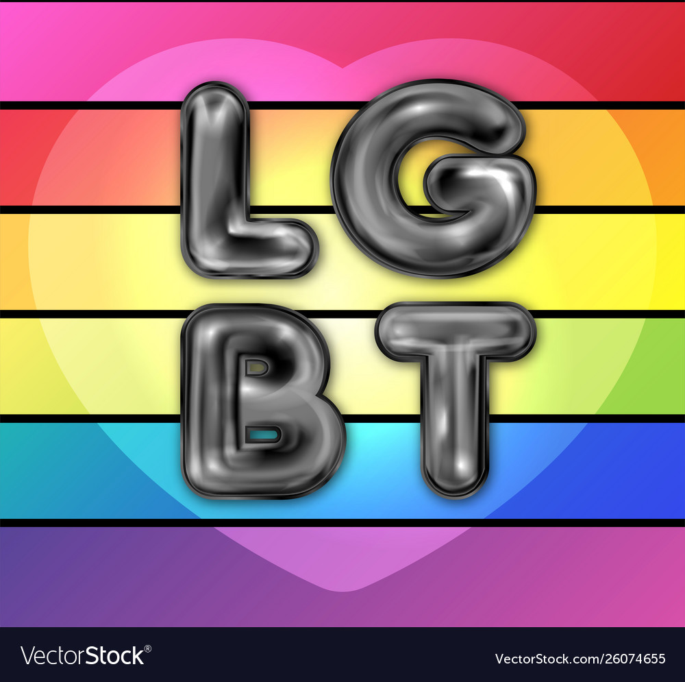 Lgbt Rainbow Banner Royalty Free Vector Image Vectorstock