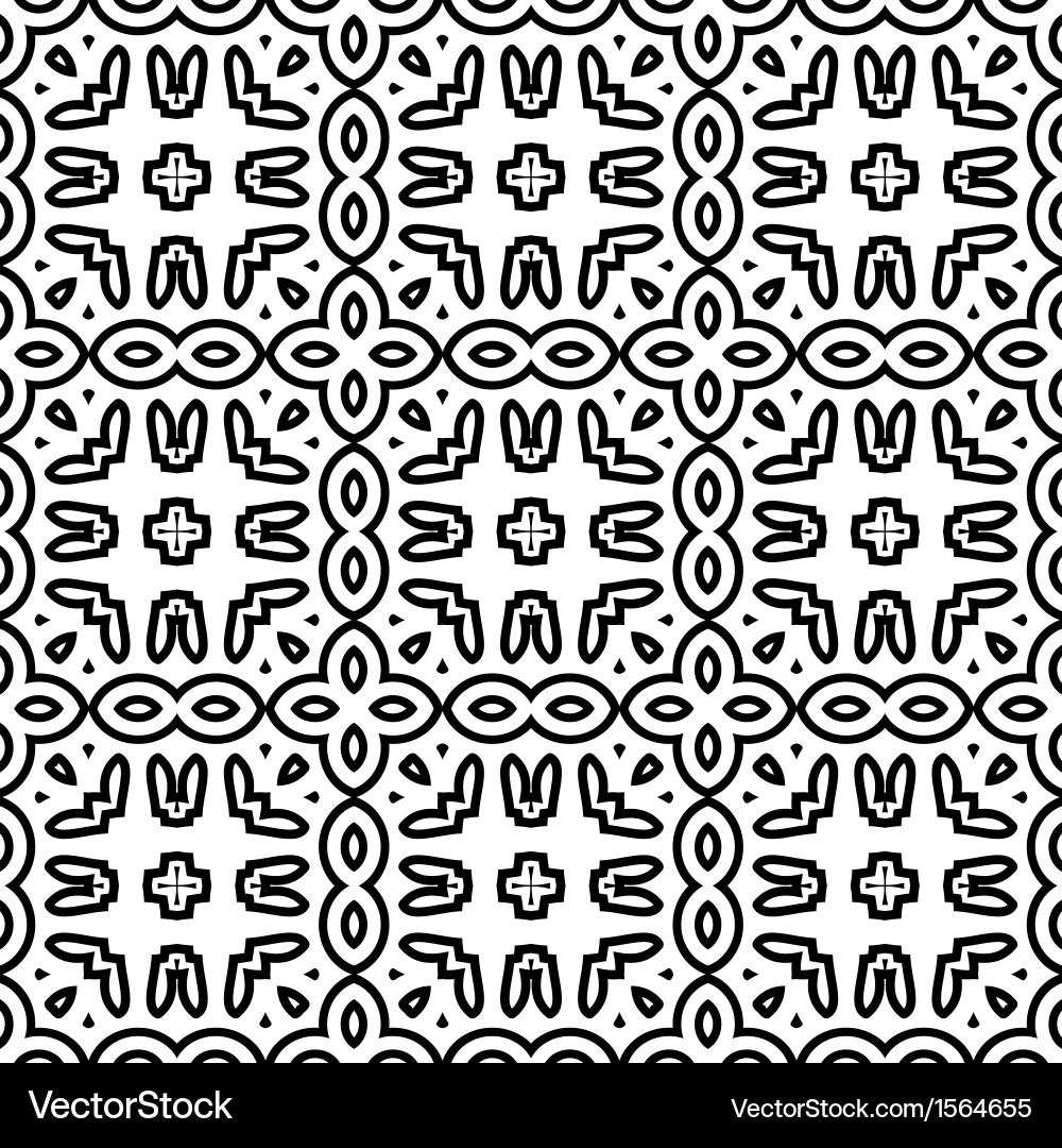 Seamless retro pattern background Royalty Free Vector Image