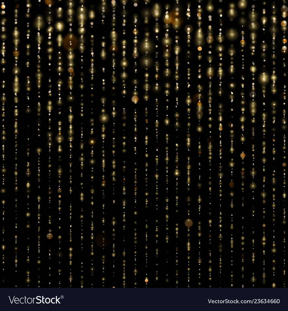 Christmas and new year effect glitter threads Vector Image