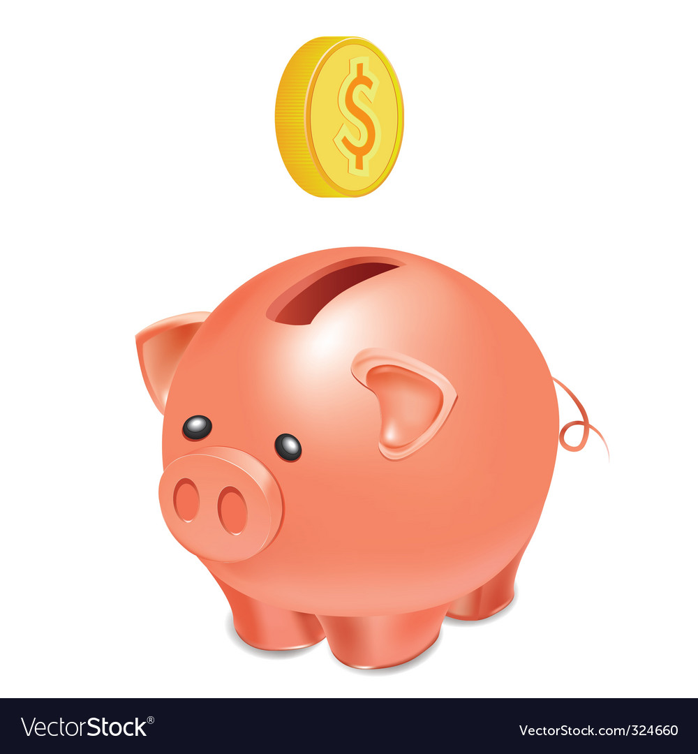 Piggy Royalty Free Vector Image - VectorStock